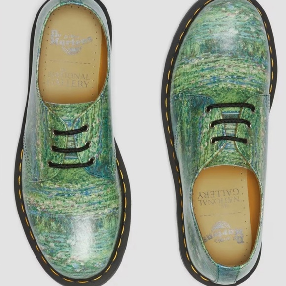 [dr martens x national gallery] NIB monet lily pond shoes - Picture 5 of 12